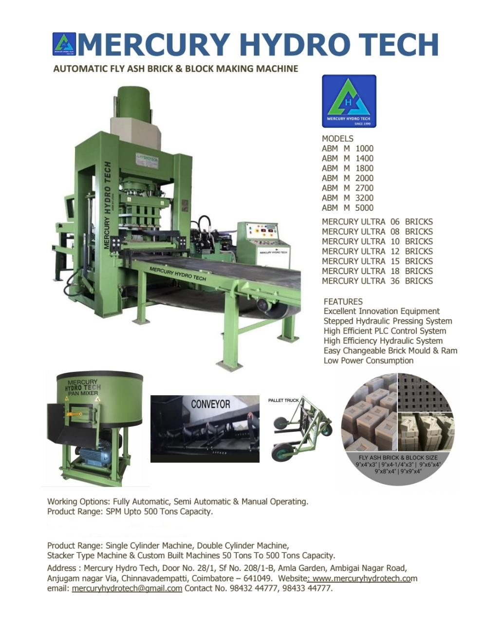 Fly Ash Brick Making Machine